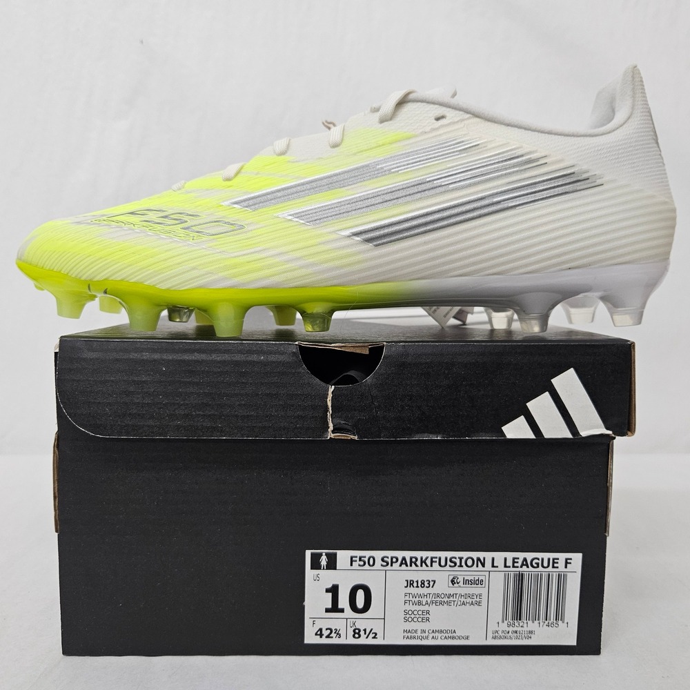 Adidas F50 Sparkfusion L League F Soccer Cleats JR1837 Yellow Women Size 10